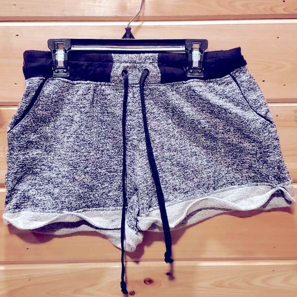 Gray Comfy Drawstring Shorts